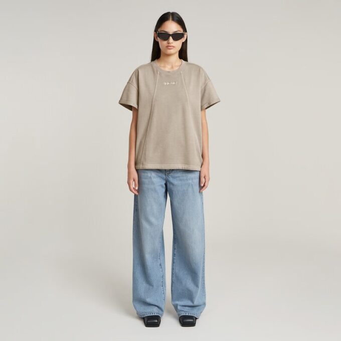 Overdyed Seam Details Sweater Overdyed Seam Details Sweater