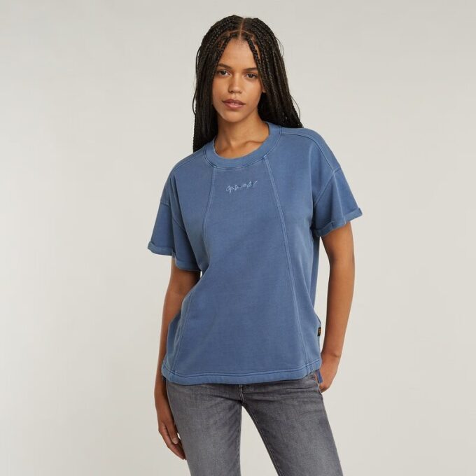 Overdyed Seam Details Sweater