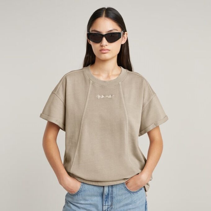 Overdyed Seam Details Sweater Overdyed Seam Details Sweater