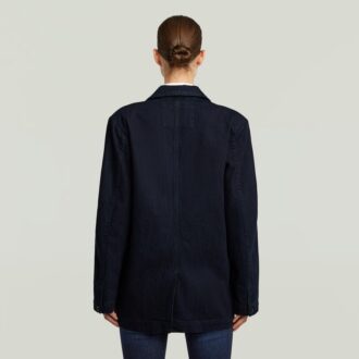 Oversized Denim Blazer