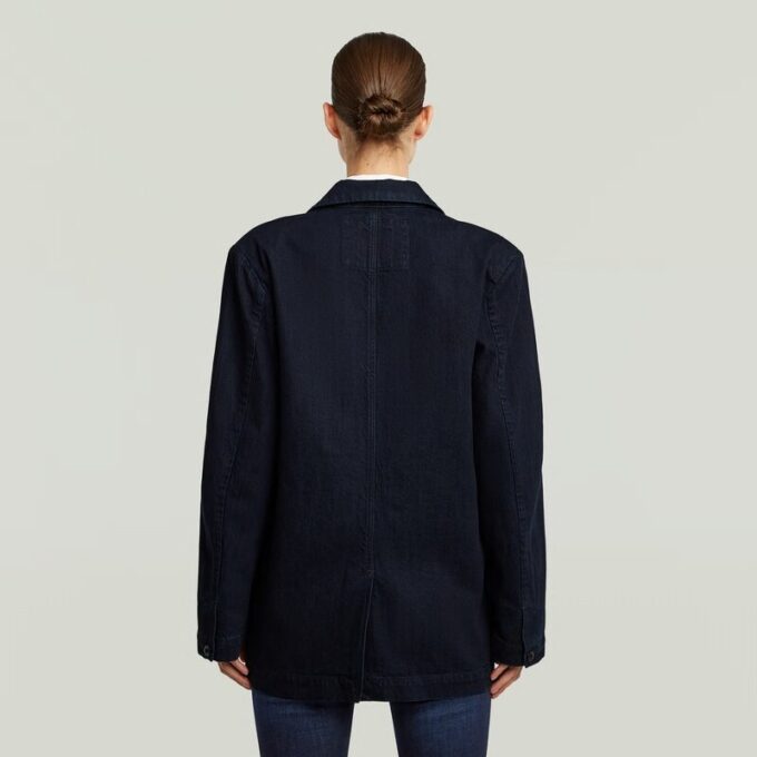 Oversized Denim Blazer