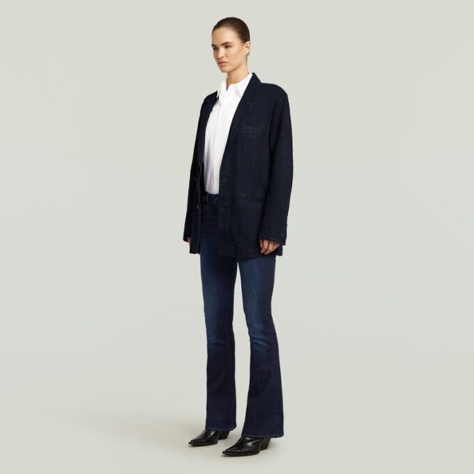 Oversized Denim Blazer