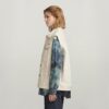 Oversized Denim Vest Evergreen