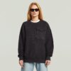 Oversized Pocket Mix Sweater Oversized Pocket Mix Sweater