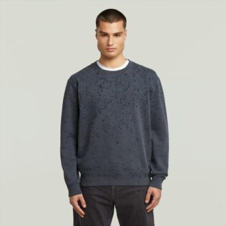 Paint Splatter Relaxed Sweater