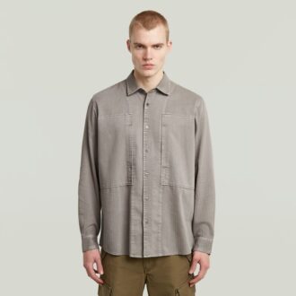 Panelled Pocket Regular Shirt