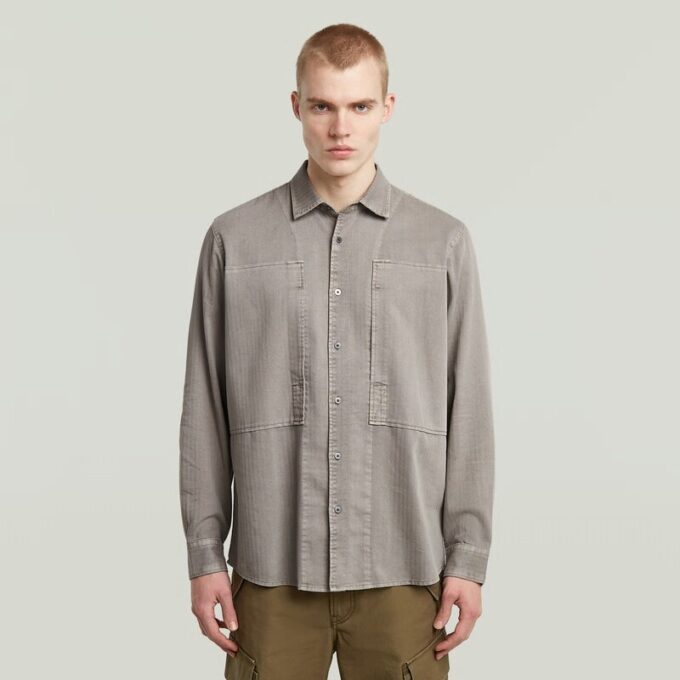 Panelled Pocket Regular Shirt Panelled Pocket Regular Shirt