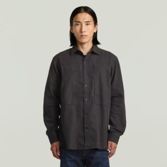 Panelled Pocket Regular Shirt