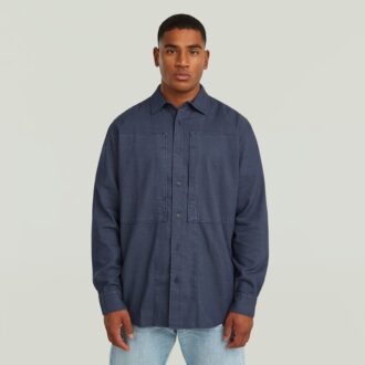 Panelled Pocket Regular Shirt