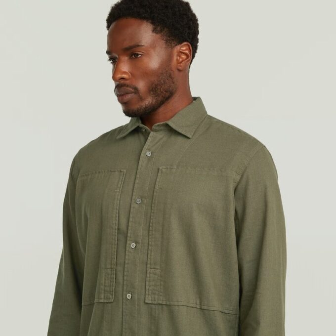 Panelled Pocket Regular Shirt Panelled Pocket Regular Shirt