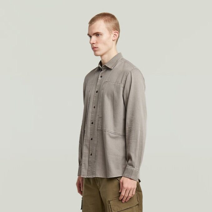Panelled Pocket Regular Shirt Panelled Pocket Regular Shirt