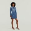 Pitched Hem Shirt Dress Pitched Hem Shirt Dress