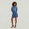 Pitched Hem Shirt Dress Pitched Hem Shirt Dress