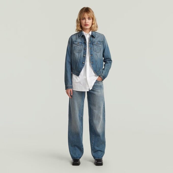 Pitched Hem Slim Jacket