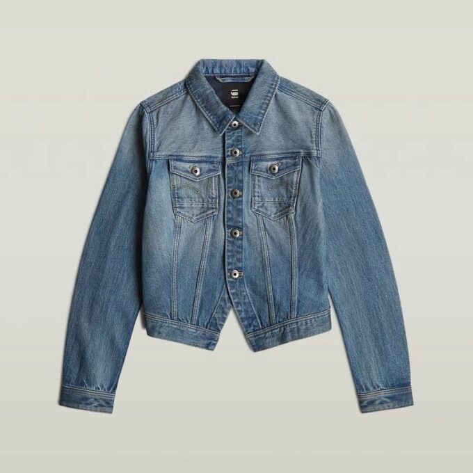 Pitched Hem Slim Jacket