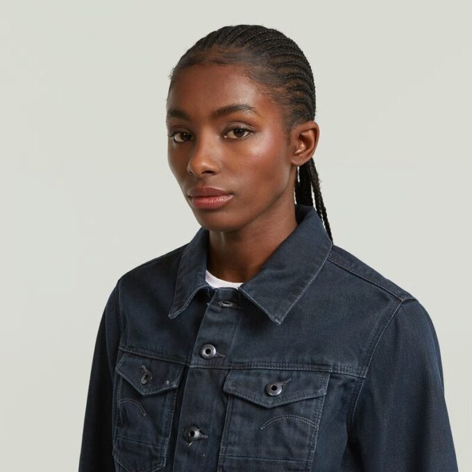 Pitched Hem Slim Jacket