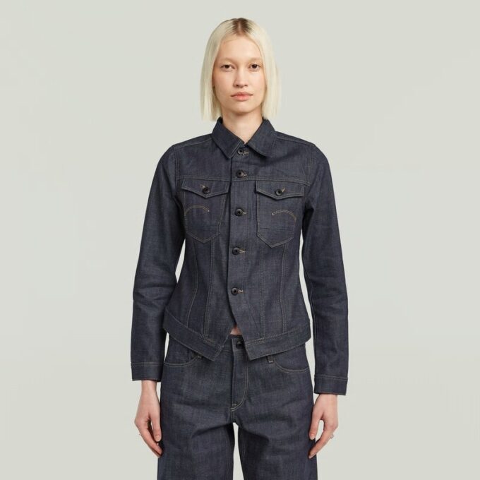 Pitched Hem Slim Selvedge Jacket Pitched Hem Slim Selvedge Jacket