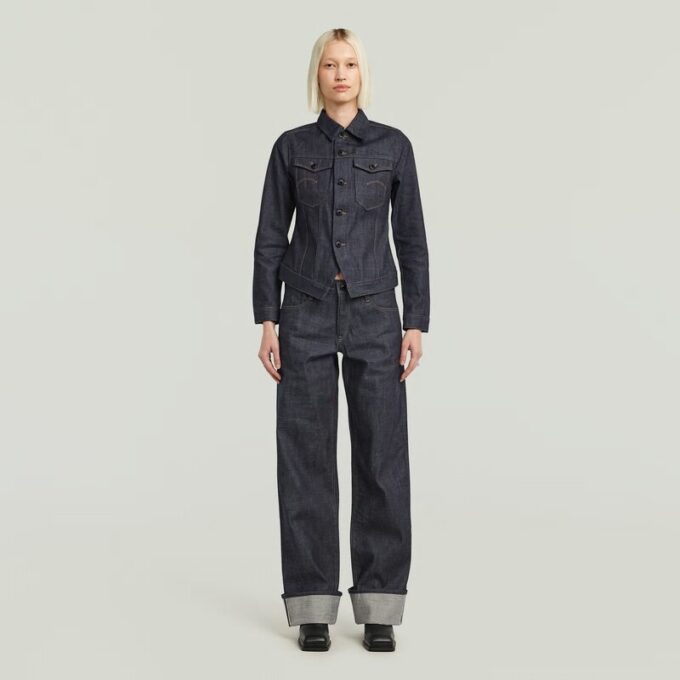 Pitched Hem Slim Selvedge Jacket Pitched Hem Slim Selvedge Jacket