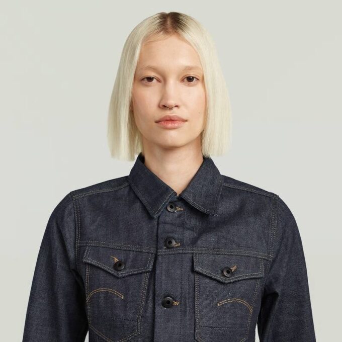 Pitched Hem Slim Selvedge Jacket Pitched Hem Slim Selvedge Jacket