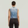 Pitched Hem Slim Vest
