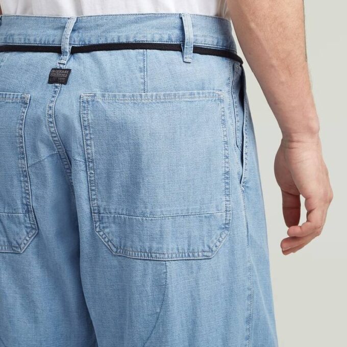 Pleated 3D Denim Jeans Pleated 3D Denim Jeans