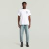 Pleated Chino Denim Relaxed Tapered