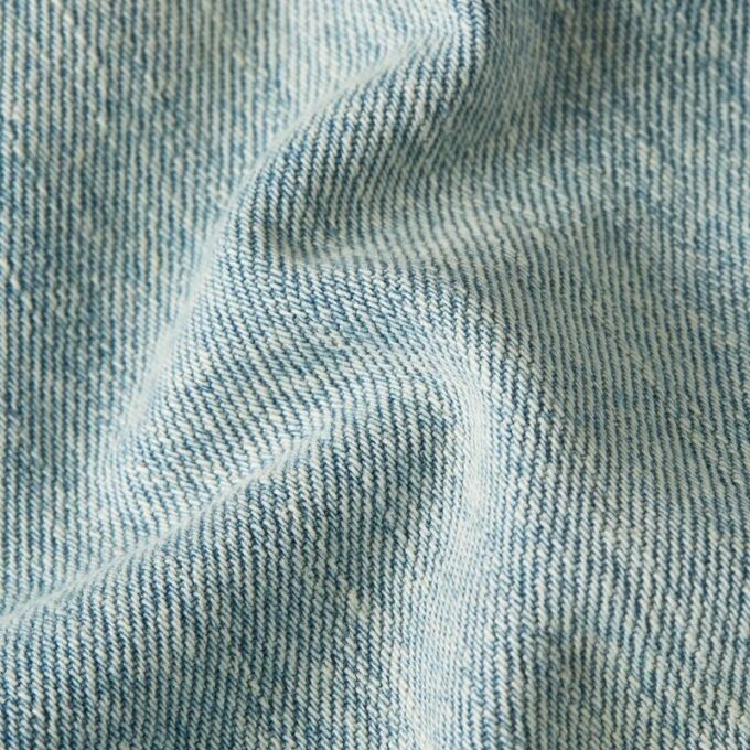 Pleated Chino Denim Relaxed Tapered