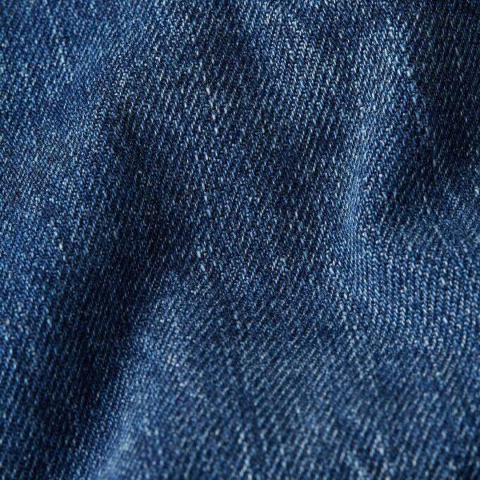 Pleated Chino Denim Relaxed Tapered