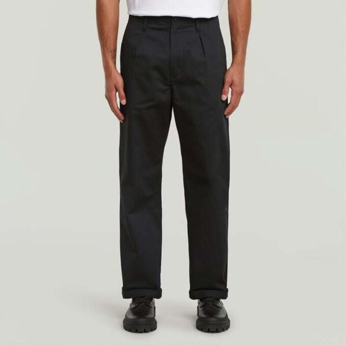 Pleated Chino Relaxed Straight Pleated Chino Relaxed Straight