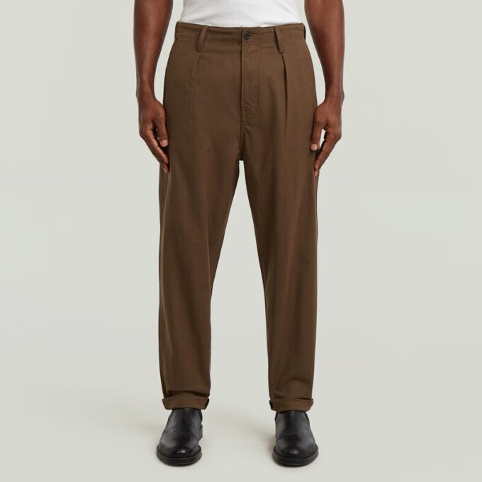 Pleated Chino Relaxed Tapered