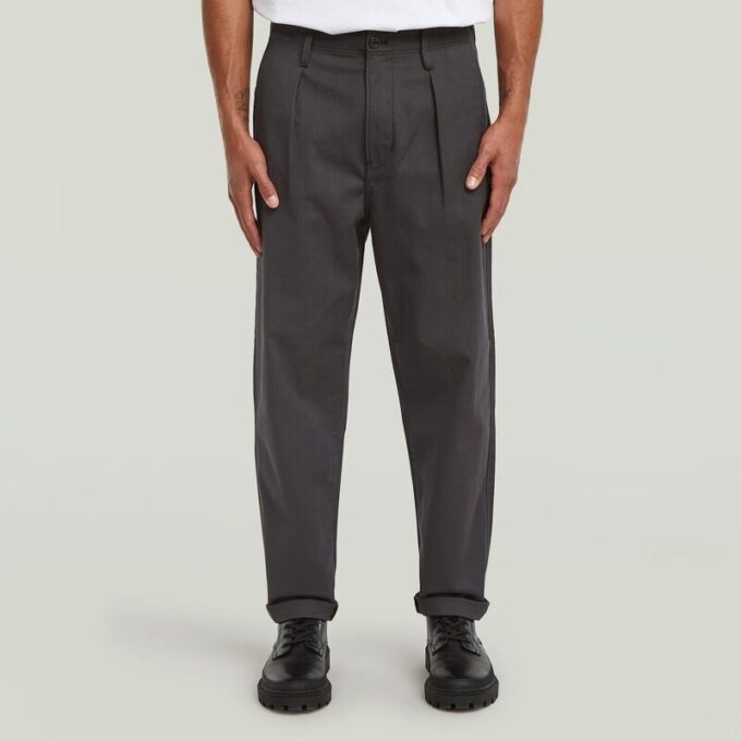 Pleated Chino Relaxed Tapered