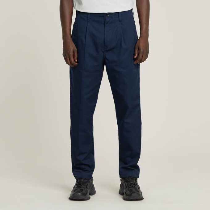Pleated Chino Relaxed Tapered
