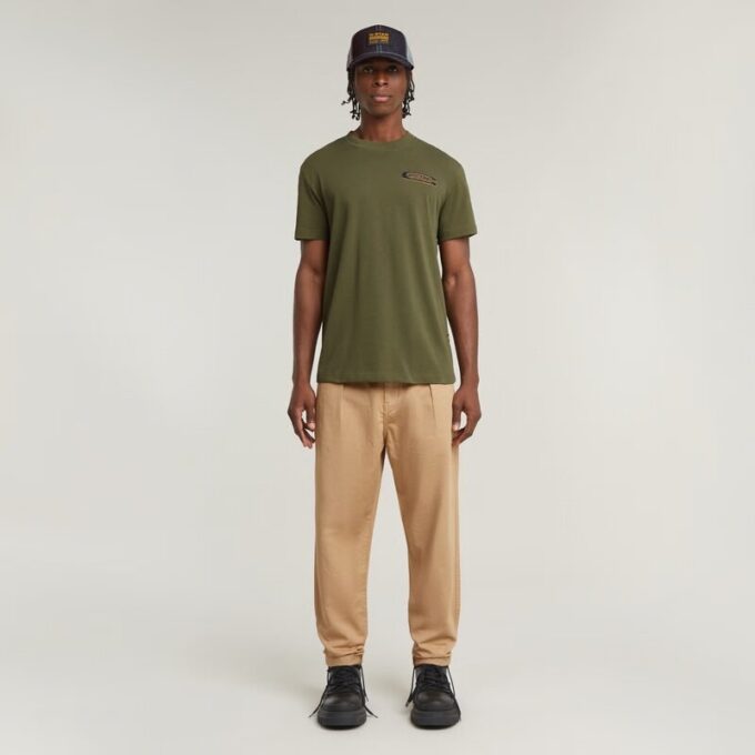 Pleated Chino Relaxed Tapered