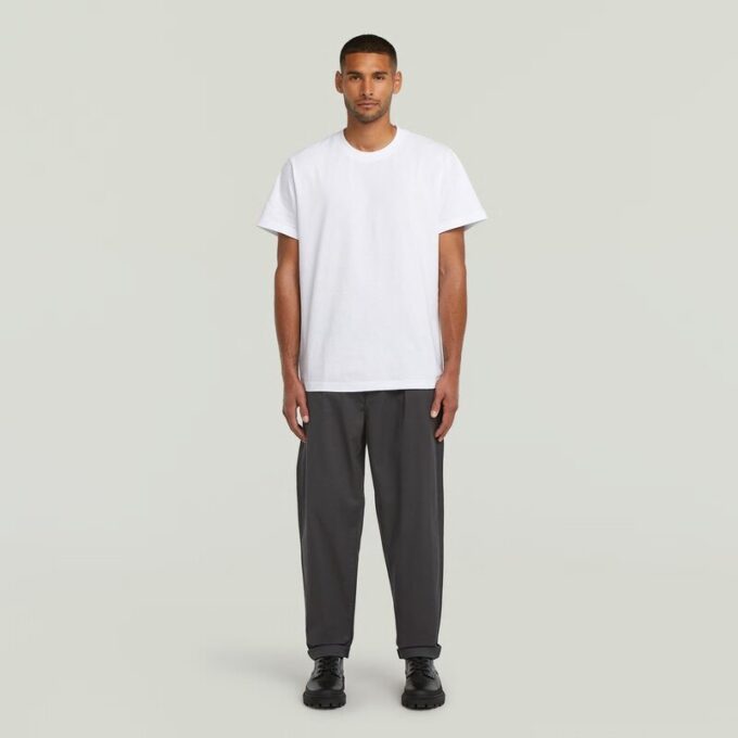 Pleated Chino Relaxed Tapered