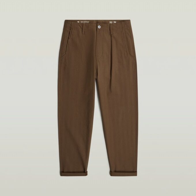 Pleated Chino Relaxed Tapered