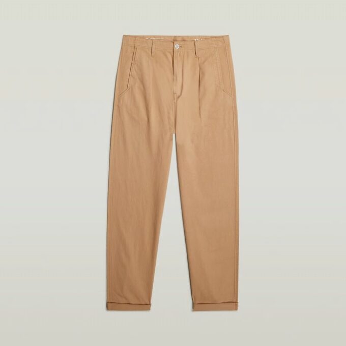 Pleated Chino Relaxed Tapered