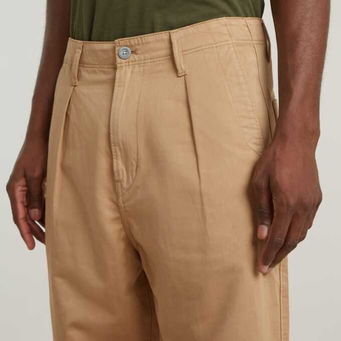 Pleated Chino Relaxed Tapered
