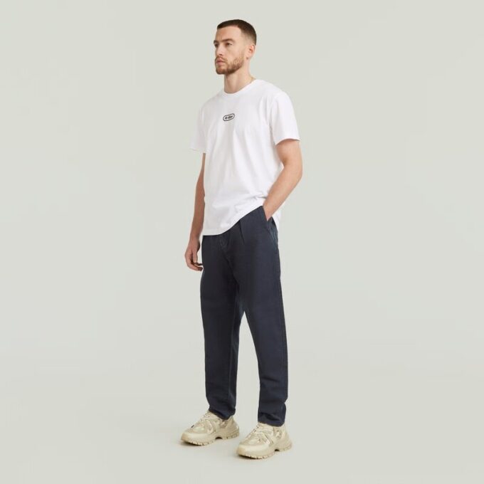 Pleated Chino Relaxed Tapered