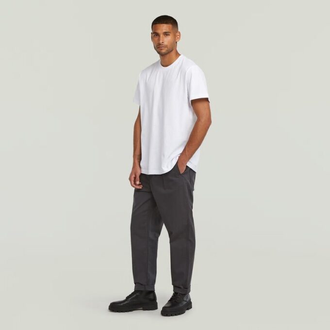 Pleated Chino Relaxed Tapered