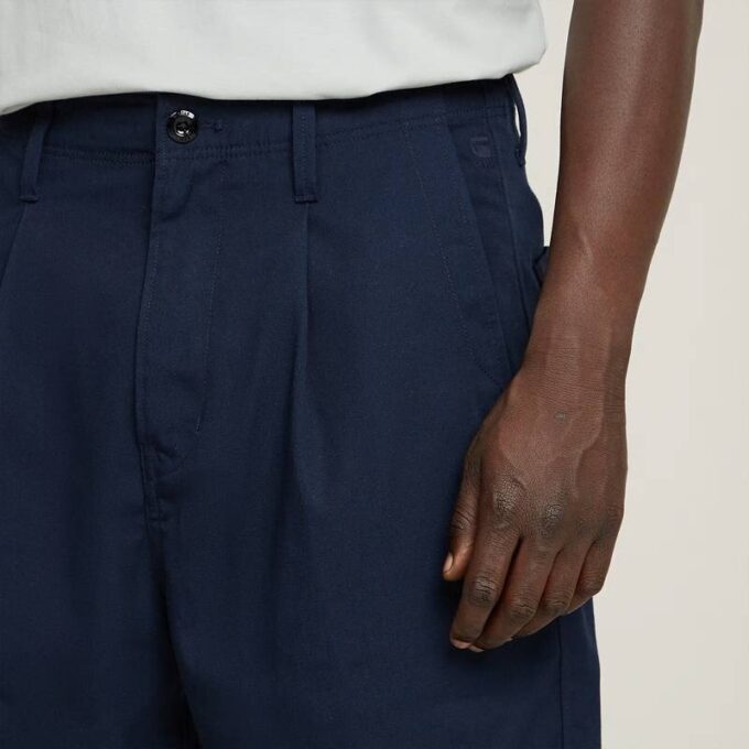 Pleated Chino Relaxed Tapered