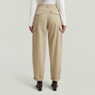 Pleated Tapered Cargo Chino