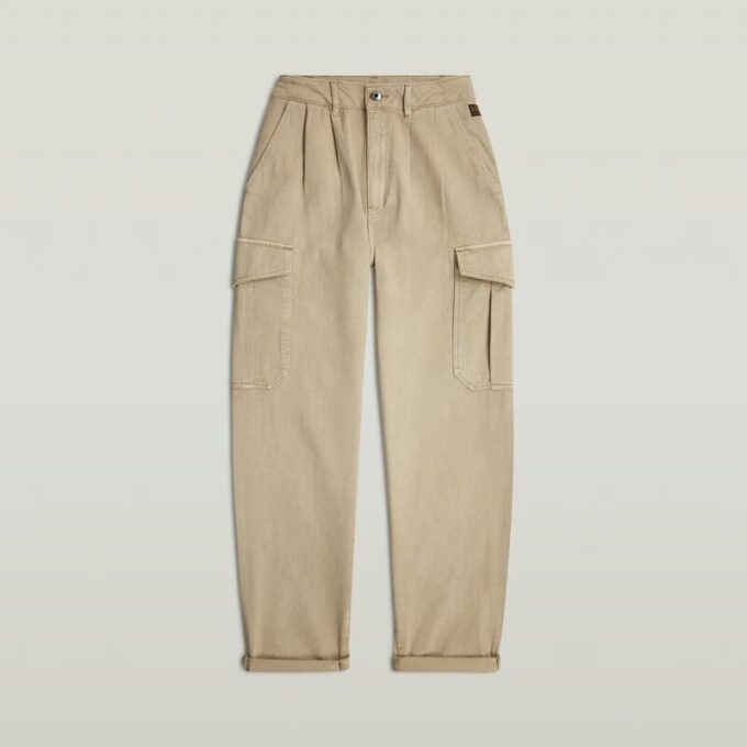 Pleated Tapered Cargo Chino Pleated Tapered Cargo Chino