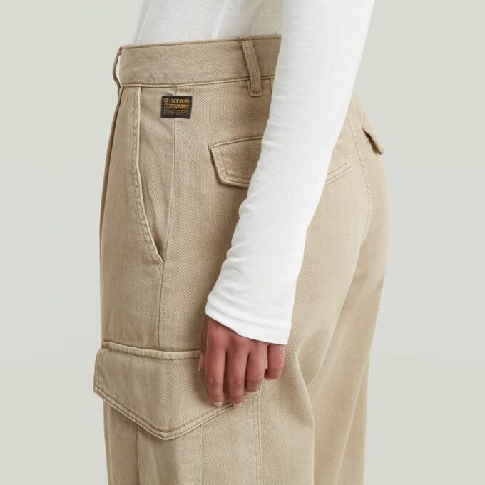 Pleated Tapered Cargo Chino Pleated Tapered Cargo Chino