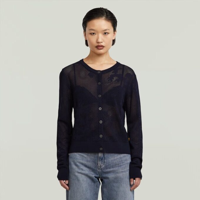 Pointelle Cardi Knit Pointelle Cardi Knit