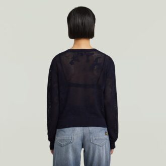 Pointelle Cardi Knit