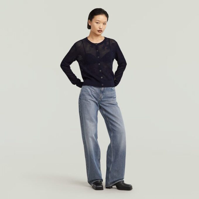 Pointelle Cardi Knit Pointelle Cardi Knit