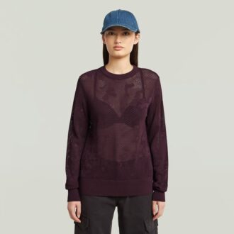 Pointelle Knit Pullover