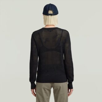 Pointelle Knit Pullover