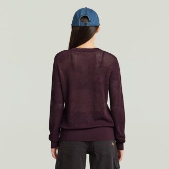 Pointelle Knit Pullover