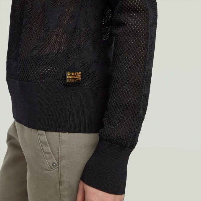 Pointelle Knit Pullover